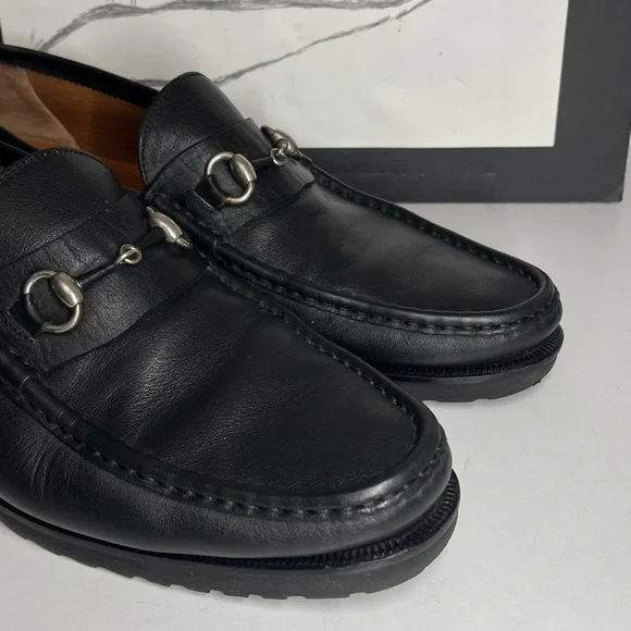 Magnanni Horse Bit Loafers (Black) Men Size 10.5 - Picture 7 of 14